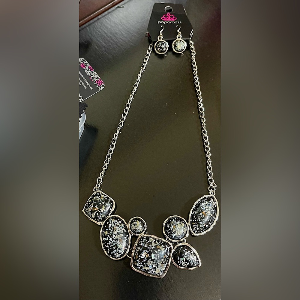 NWT Costume Jewelry set. Set includes necklace, earrings, bracelet and ring.